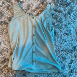 Green tank top!!